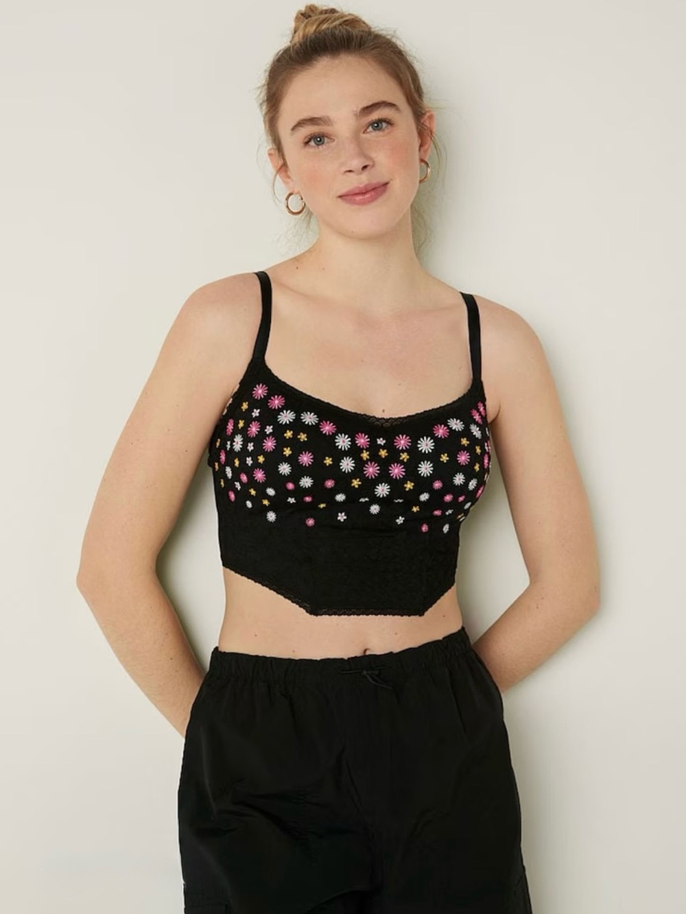 🩷FIRM PRICE🩷 PINK BRALETTES & BRA TOPS Satin Lightly Lined Corset Top